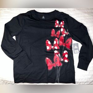 NWT Disney official merchandise SIZE SMALL BLACK LONG SLEEVE